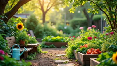 transformez votre domicile en un havre de paix verdoyant ! découvrez comment créer un espace vert accueillant et cultiver votre propre potager à la maison. des conseils pratiques et des astuces pour profiter des bienfaits du jardinage et savourer des récoltes fraîches.