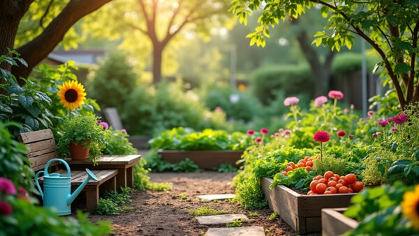 transformez votre domicile en un havre de paix verdoyant ! découvrez comment créer un espace vert accueillant et cultiver votre propre potager à la maison. des conseils pratiques et des astuces pour profiter des bienfaits du jardinage et savourer des récoltes fraîches.