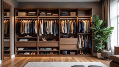 découvrez des astuces pratiques pour aménager votre dressing et optimiser le rangement de vos vêtements. apprenez à organiser efficacement vos espaces pour un accès facile et un style impeccable.