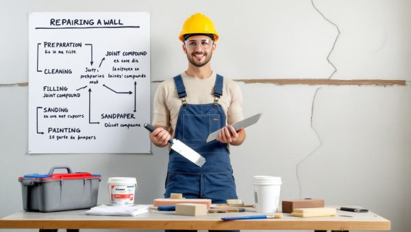 découvrez notre guide pratique pour réparer efficacement une fissure dans un mur. apprenez les techniques simples et les astuces indispensables pour restaurer vos murs en un rien de temps, tout en garantissant un résultat durable et esthétique.