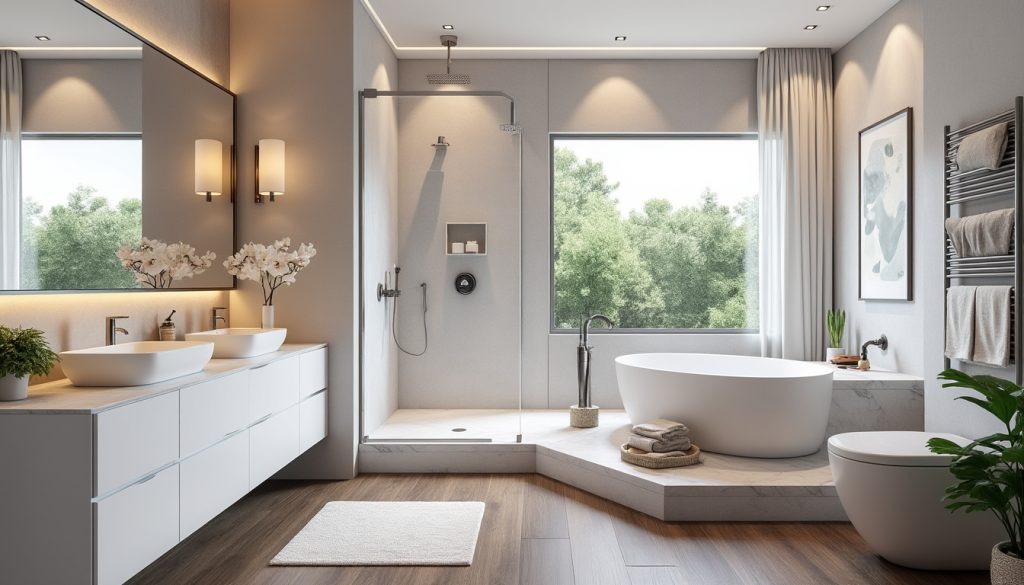 découvrez les éléments essentiels à prendre en compte pour créer une salle de bain fonctionnelle et esthétique. que ce soit le choix des matériaux, l'aménagement de l'espace ou les équipements indispensables, suivez nos conseils pour transformer votre salle de bain en un véritable havre de paix.