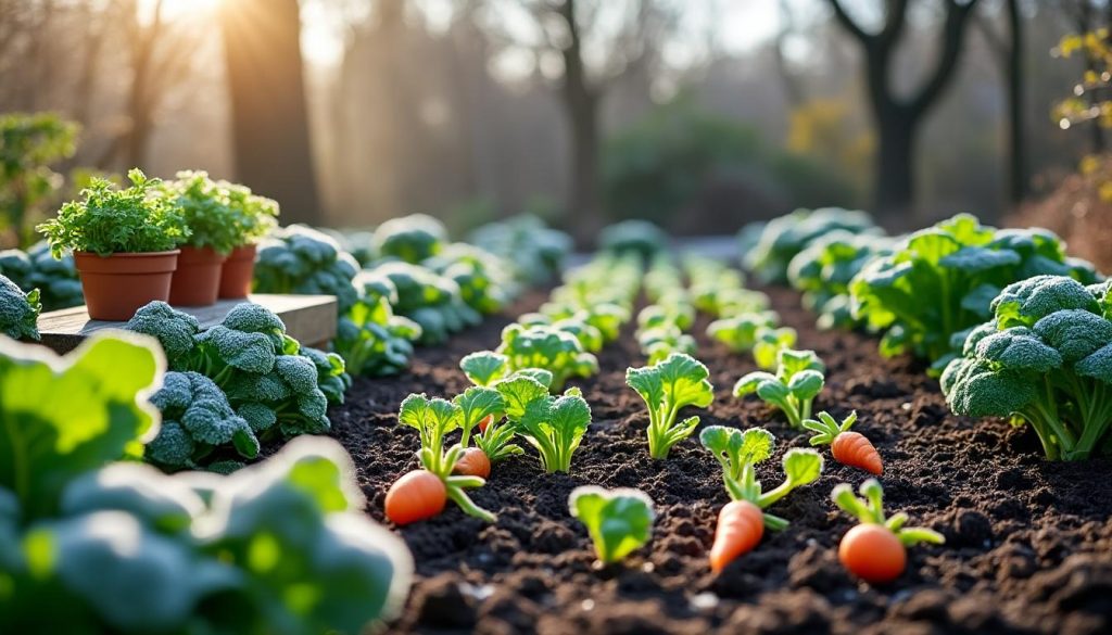 découvrez les meilleurs légumes et plantes à semer en décembre pour optimiser votre jardin d'hiver. cette guide vous aide à choisir les variétés adaptées à la saison froide et à préparer votre sol pour des récoltes réussies au printemps.