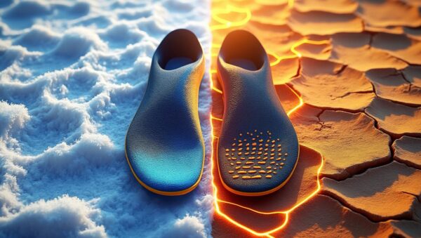 découvrez nos semelles innovantes conçues pour vous protéger et vous offrir un confort optimal lors de vos aventures par temps extrême. affrontez le froid et la chaleur en toute sérénité grâce à notre technologie avancée.