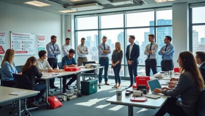 découvrez comment les entreprises peuvent jouer un rôle essentiel dans la gestion des premiers secours d'urgence, en formant leurs employés, en établissant des protocoles efficaces et en créant un environnement de travail plus sûr. apprenez l'importance des gestes de premiers secours pour sauver des vies et promouvoir la sécurité au sein des organisations.
