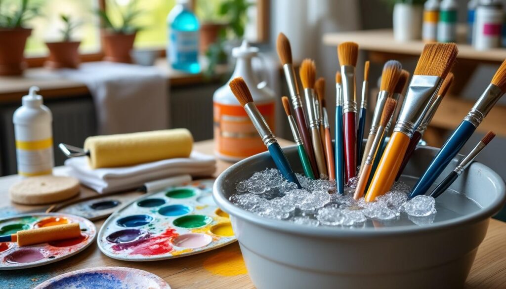 découvrez les astuces essentielles pour un nettoyage efficace de vos outils de peinture. apprenez les techniques et produits indispensables pour prolonger la durée de vie de vos pinceaux, rouleaux et palettes, tout en assurant un résultat impeccable à chaque projet artistique.