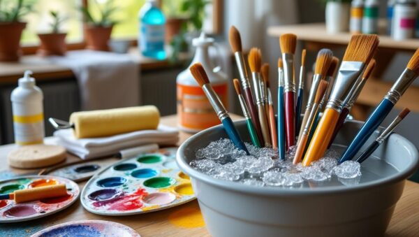 découvrez les astuces essentielles pour un nettoyage efficace de vos outils de peinture. apprenez les techniques et produits indispensables pour prolonger la durée de vie de vos pinceaux, rouleaux et palettes, tout en assurant un résultat impeccable à chaque projet artistique.