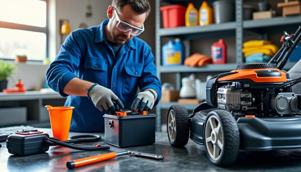 découvrez les étapes essentielles pour préparer votre batterie de tondeuse à l'hivernage. protégez votre matériel et prolongez sa durée de vie grâce à nos conseils pratiques et efficaces.