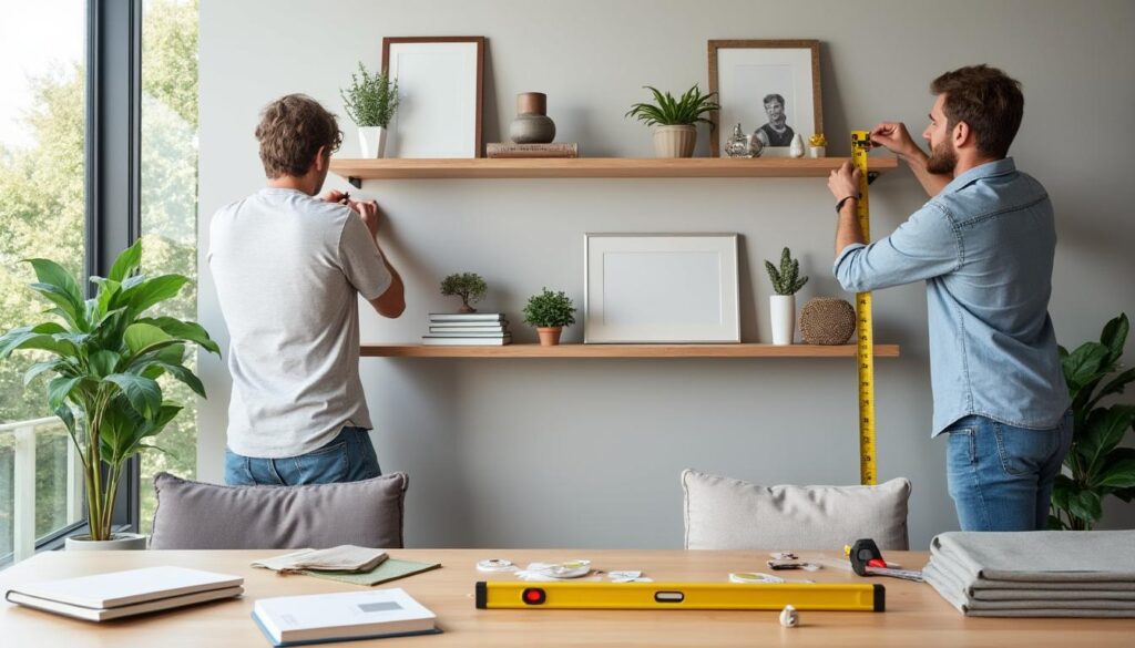 découvrez nos conseils pratiques pour installer une étagère sans perceuse. apprenez des astuces simples et efficaces pour fixer vos étagères en toute sécurité et sans abîmer vos murs.