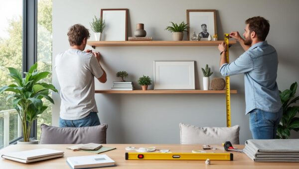 découvrez nos conseils pratiques pour installer une étagère sans perceuse. apprenez des astuces simples et efficaces pour fixer vos étagères en toute sécurité et sans abîmer vos murs.