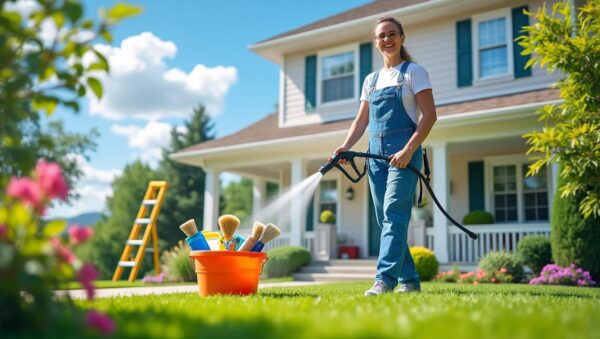 découvrez nos meilleures astuces pour nettoyer efficacement la façade de votre maison, éliminer les taches, et redonner tout son éclat à votre extérieur facilement.