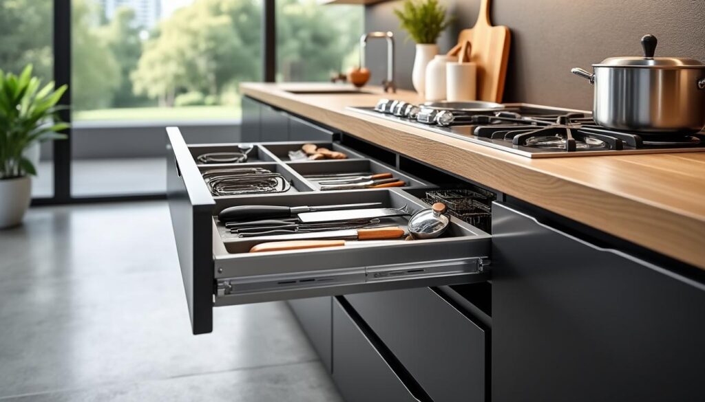 découvrez comment les systèmes d'ouverture de tiroirs sans poignée allient design moderne et confort d'utilisation pour une cuisine élégante et fonctionnelle. explorez leurs avantages et facilitez votre quotidien !