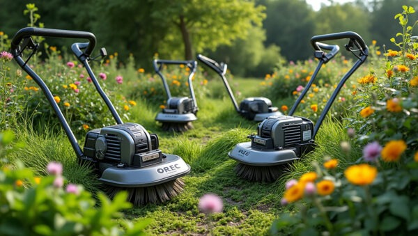 découvrez les tondeuses débroussailleuses orec dotées de lames mulching performantes, idéales pour entretenir efficacement votre jardin et obtenir une coupe nette, même dans les herbes hautes.