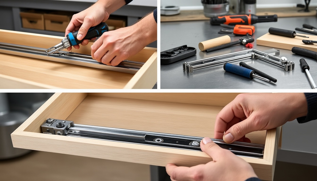Guide Pratique Pour Remplacer Les Coulisses De Tiroir tapes Du Guide Pratique Pour Remplacer Les Coulisses De Tiroir tapes Du