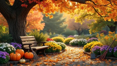 découvrez nos conseils d’experts pour prendre soin de votre jardin à l’automne : préparation du sol, choix des plantes et astuces pour un extérieur éclatant jusqu’au printemps !